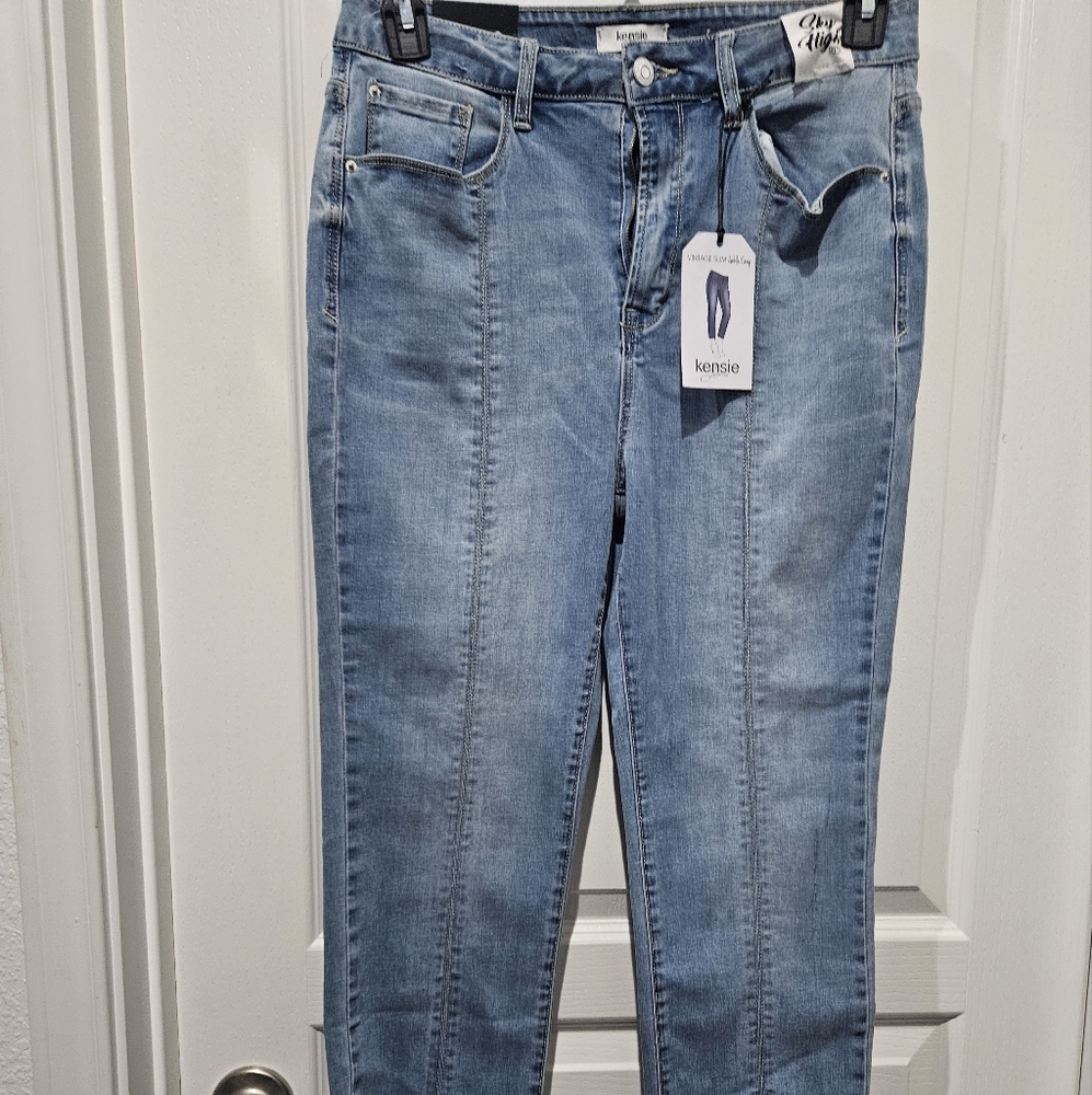 Kensie Classic Blue Denim Jeans - Picture 1 of 4